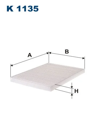 Salono filtras FILTRON K 1135