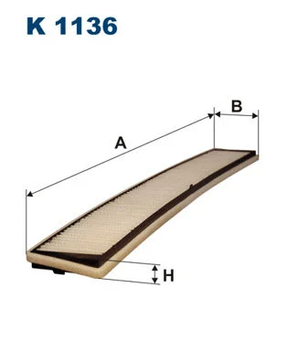 Salono filtras FILTRON K 1136