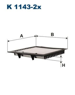 Salono filtras FILTRON K 1143-2x
