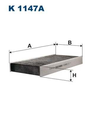 Salono filtras FILTRON K 1147A