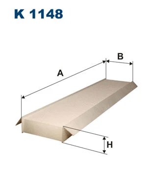 Salono filtras FILTRON K 1148