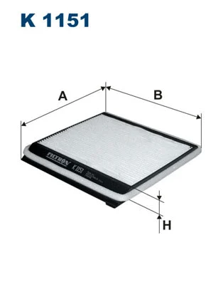 Salono filtras FILTRON K 1151