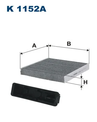 Salono filtras FILTRON K 1152A