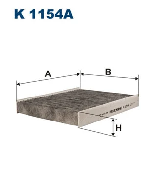 Salono filtras FILTRON K 1154A