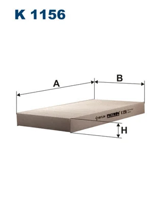 Salono filtras FILTRON K 1156