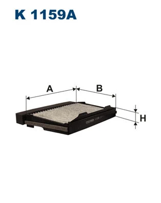 Salono filtras FILTRON K 1159A