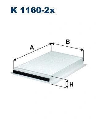 Salono filtras FILTRON K 1160-2x