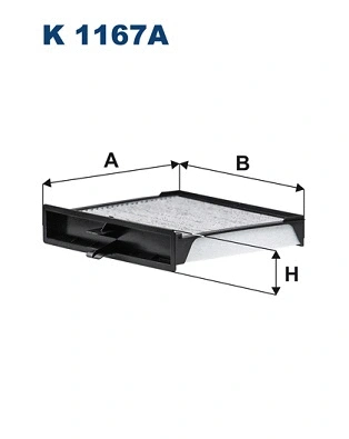 Salono filtras FILTRON K 1167A