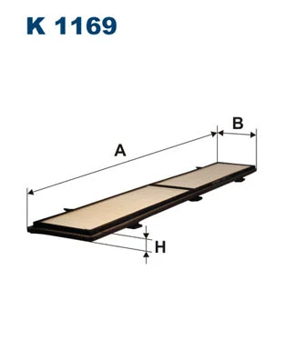 Salono filtras FILTRON K 1169