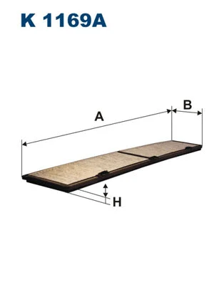 Salono filtras FILTRON K 1169A