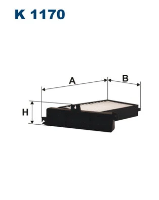 Salono filtras FILTRON K 1170