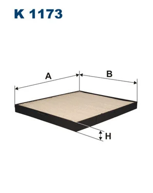 Salono filtras FILTRON K 1173
