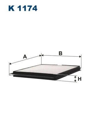 Salono filtras FILTRON K 1174