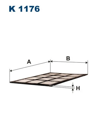 Salono filtras FILTRON K 1176