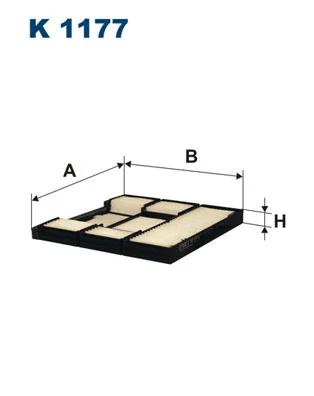 Salono filtras FILTRON K 1177
