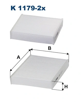 Salono filtras FILTRON K 1179-2x