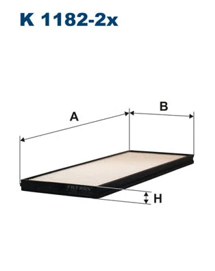 Salono filtras FILTRON K 1182-2x