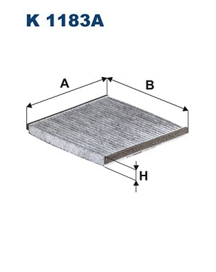 Salono filtras FILTRON K 1183A