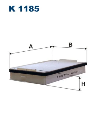 Salono filtras FILTRON K 1185
