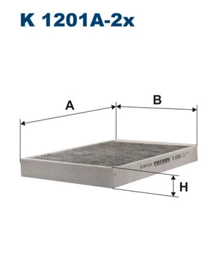 Salono filtras FILTRON K 1201A-2x
