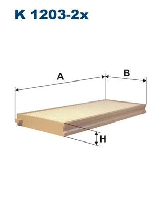 Salono filtras FILTRON K 1203-2x