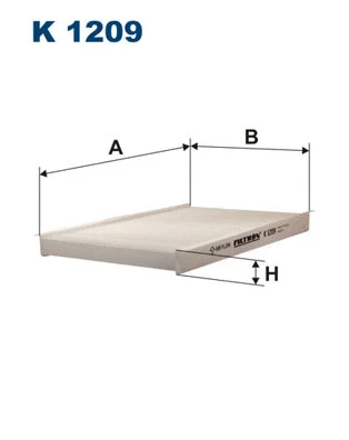 Salono filtras FILTRON K 1209