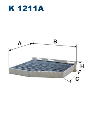 Salono filtras FILTRON K 1211A