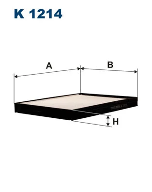 Salono filtras FILTRON K 1214