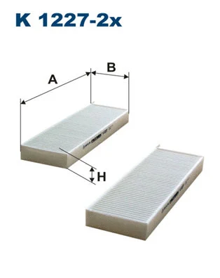 Salono filtras FILTRON K 1227-2x