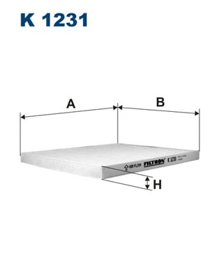 Salono filtras FILTRON K 1231
