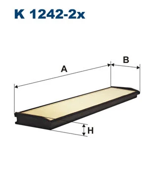 Salono filtras FILTRON K 1242-2x