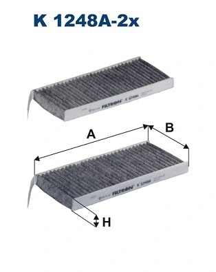 Salono filtras FILTRON K 1248A-2x