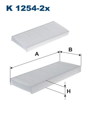 Salono filtras FILTRON K 1254-2x