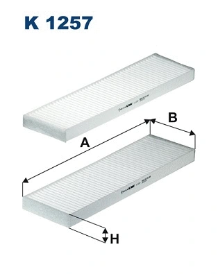 Salono filtras FILTRON K 1257-2x