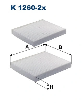 Salono filtras FILTRON K 1260-2x