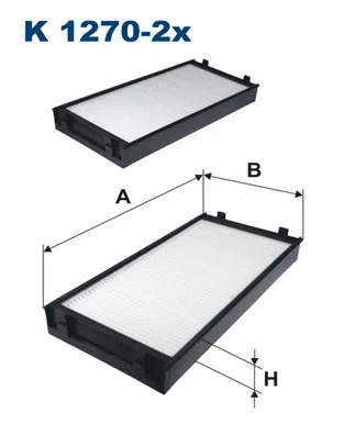 Salono filtras FILTRON K 1270-2x