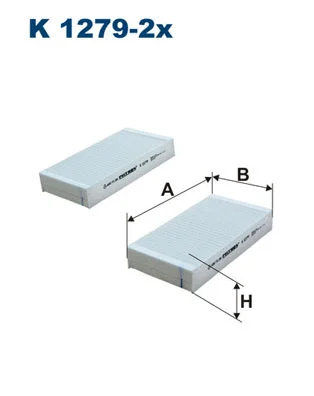 Salono filtras FILTRON K 1279-2x