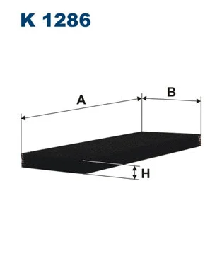 Salono filtras FILTRON K 1286