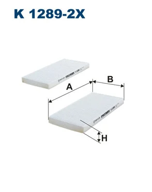 Salono filtras FILTRON K 1289-2x