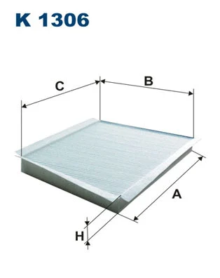Salono filtras FILTRON K 1306