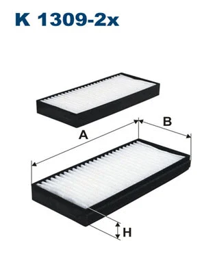 Salono filtras FILTRON K 1309-2x