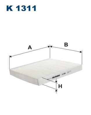 Salono filtras FILTRON K 1311