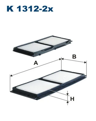 Salono filtras FILTRON K 1312-2x