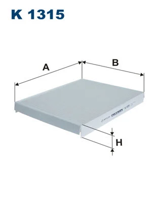 Salono filtras FILTRON K 1315