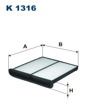 Salono filtras FILTRON K 1316