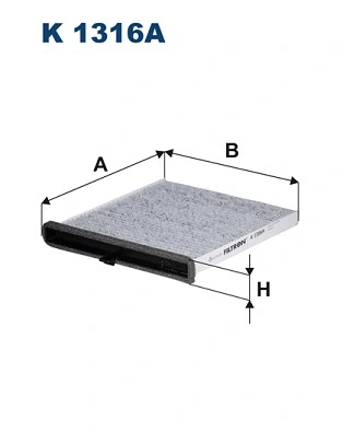 Salono filtras FILTRON K 1316A