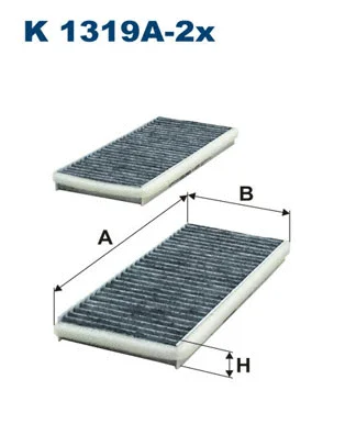 Salono filtras FILTRON K 1319A-2x