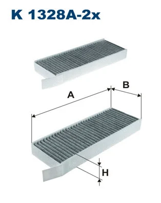 Salono filtras FILTRON K 1328A-2x