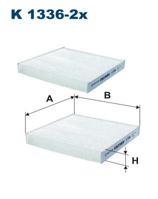 Salono filtras FILTRON K 1336-2x