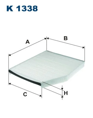 Salono filtras FILTRON K 1338